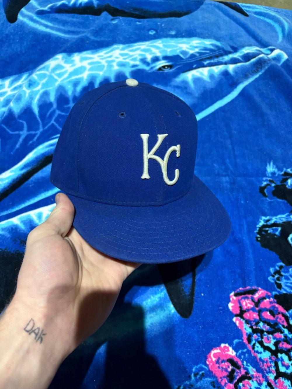 New Era Kansas City Royals Hat Cap Blue